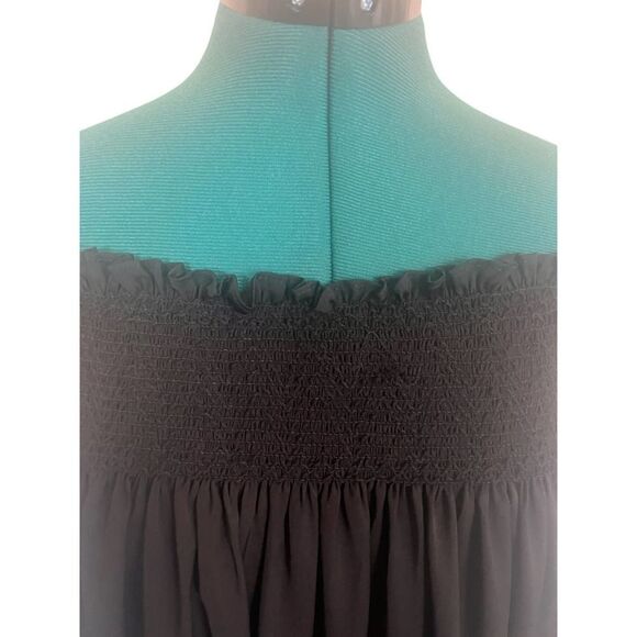 Black Off-Shoulder Women's Top - Picture 10 of 12